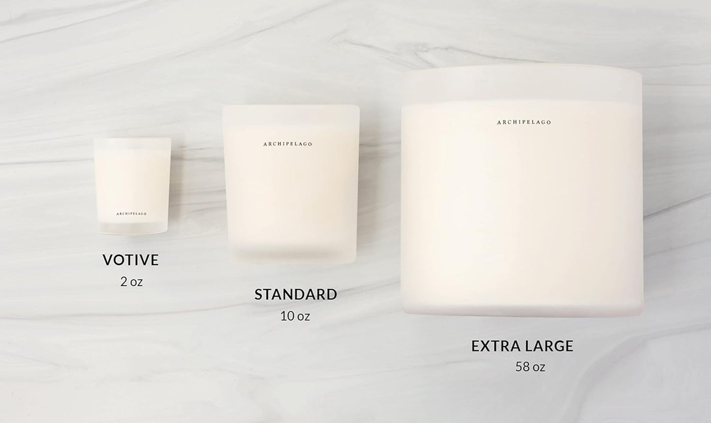 Archipelago Botanicals Scented Candle, Havana XL, Hand-Poured Premium Wax Blend, 3 Wick Candle for The Home, Lead-Free Cotton Wicks, Glass Candle Jar with Gift Box, Burns Approx. 60 Hours, 10 Oz