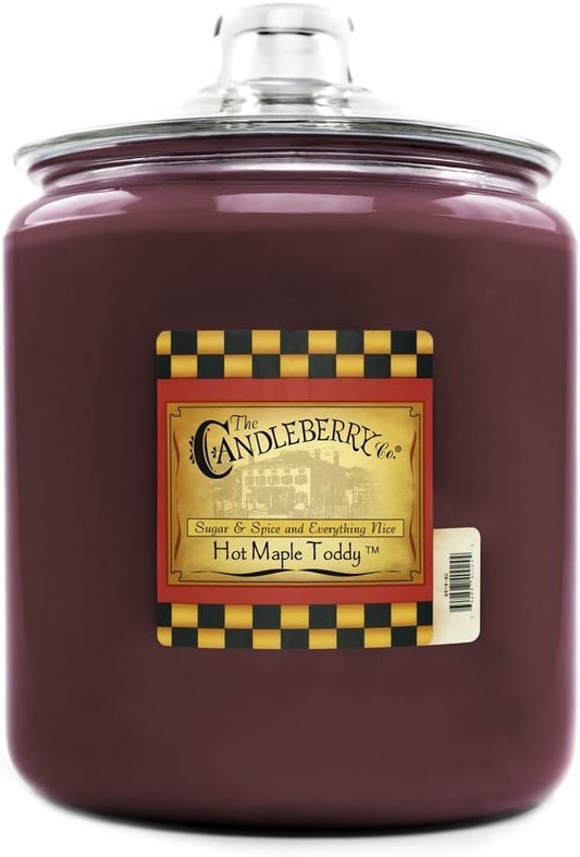 Candleberry Candles | Hot Maple Toddy Giant Candle | Best Candles on The Market | Hand Poured in The USA | Highly Scented & Long Lasting | Huge 160 Oz Candle