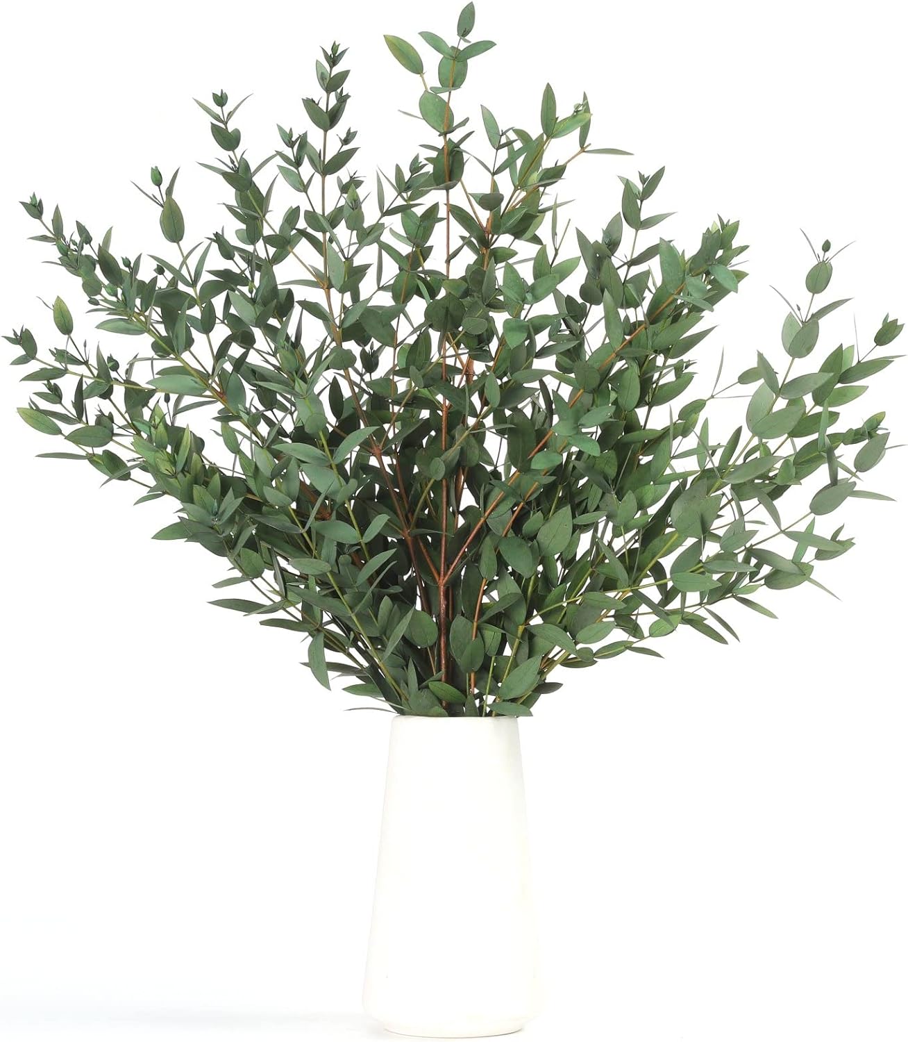 Dried Eucalyptus Leaves Real Greenery Stems, Fresh Eucalyptus Garland Branches for Shower, Eucalyptus Plant Live Bundle Green Leaves for Wedding Wreath Party Home Fragrance Vase Decor